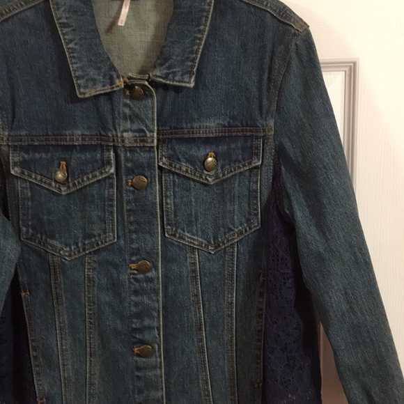 Free People denim jacket - Picture 1 of 7